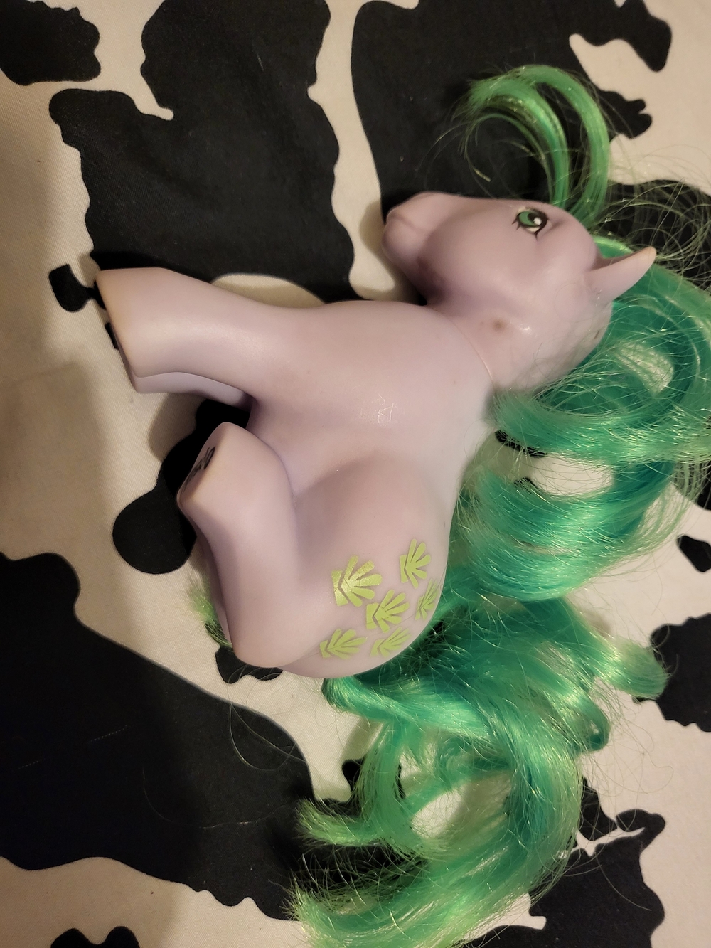 G1 My Little Pony Vintage 80s HONG KONG sitting Seashell Horse